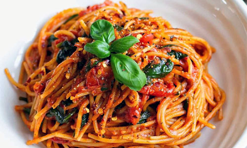 Tomato Basil Pasta Deluxe